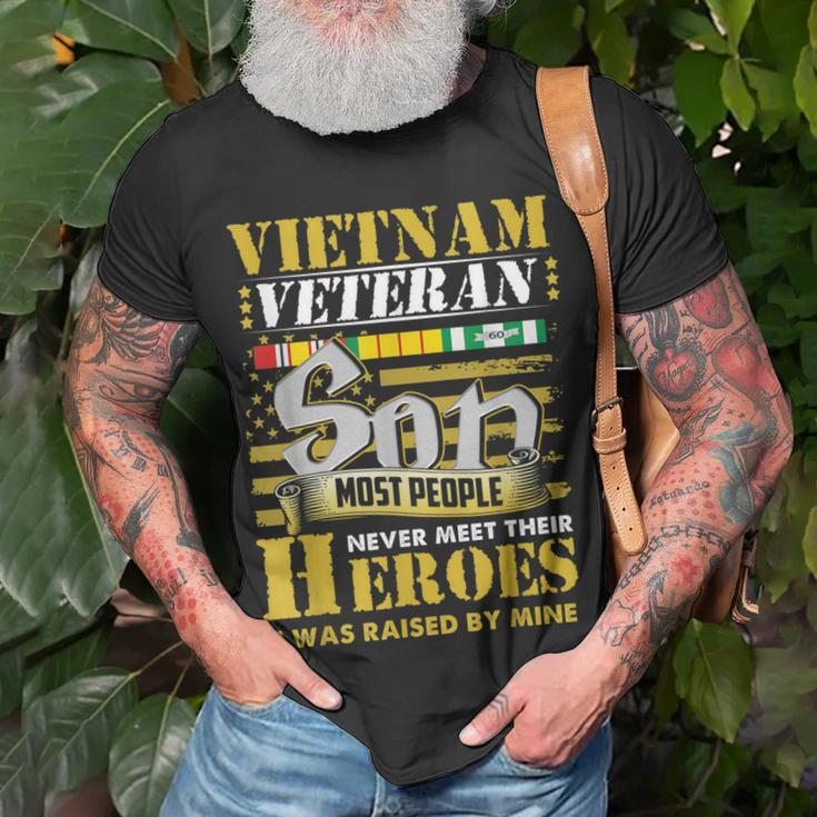 Vietnam Veterans Son Vietnam Vet T-Shirt Gifts for Old Men