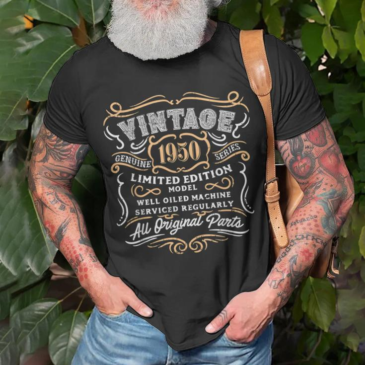 Vintage 1950 Retro 70Th Birthday For Dad T-Shirt Gifts for Old Men