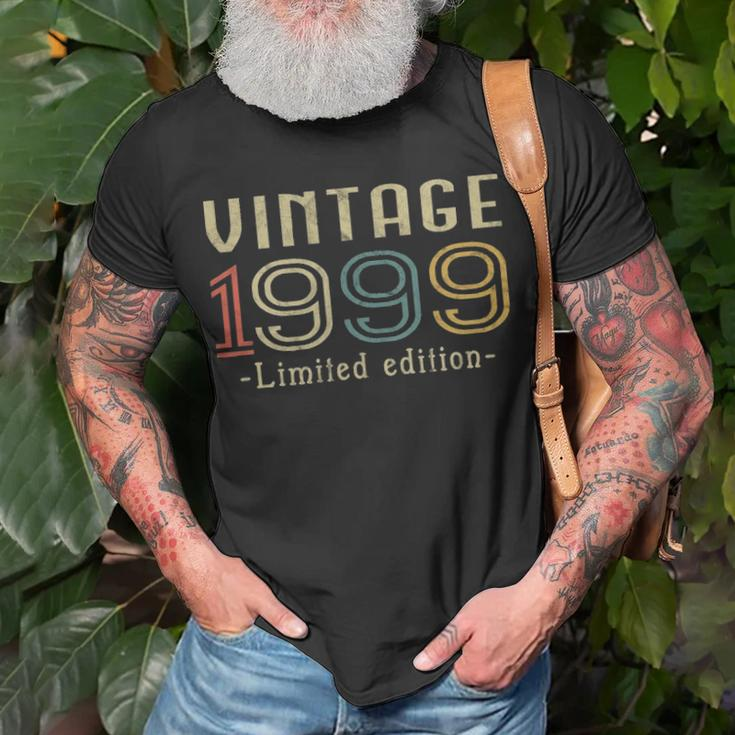Vintage 1999 22Nd Birthday 22 Years Old Gift Unisex T-Shirt Gifts for Old Men