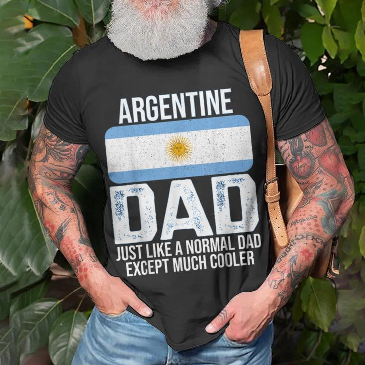 Mens Vintage Argentine Dad Argentina Flag Fathers Day T-Shirt Gifts for Old Men