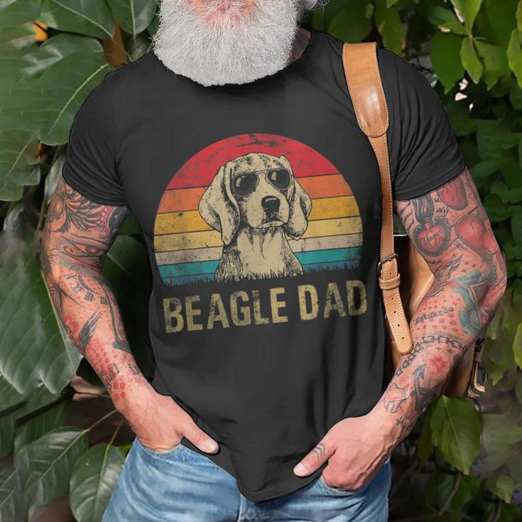 Mens Vintage Beagle Dad Beagle Dog Dad Fathers Day T-Shirt Gifts for Old Men