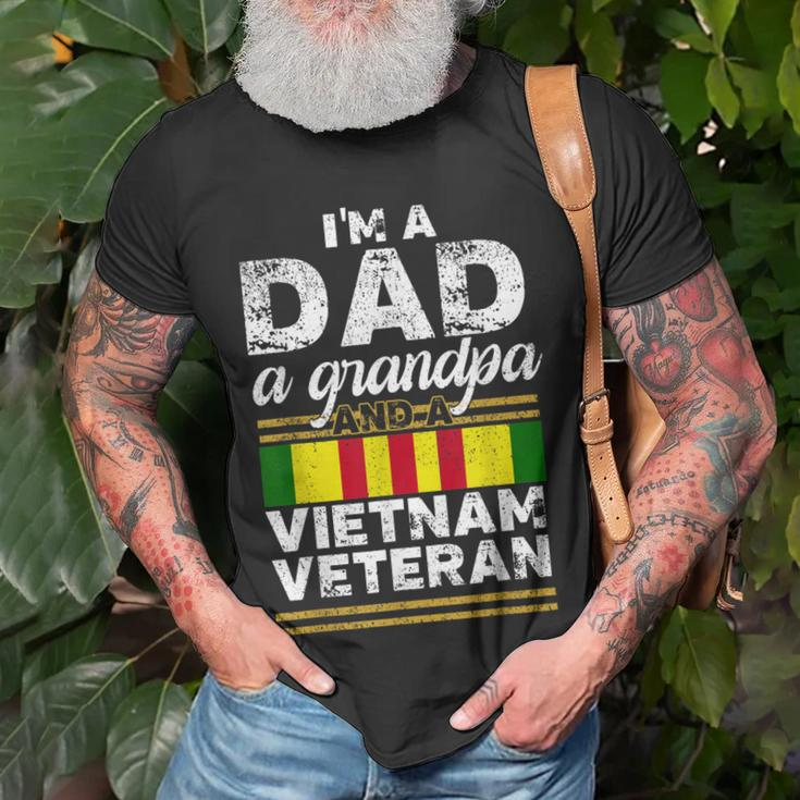 Vintage Dad Grandpa Vietnam Veteran Men T-Shirt Gifts for Old Men