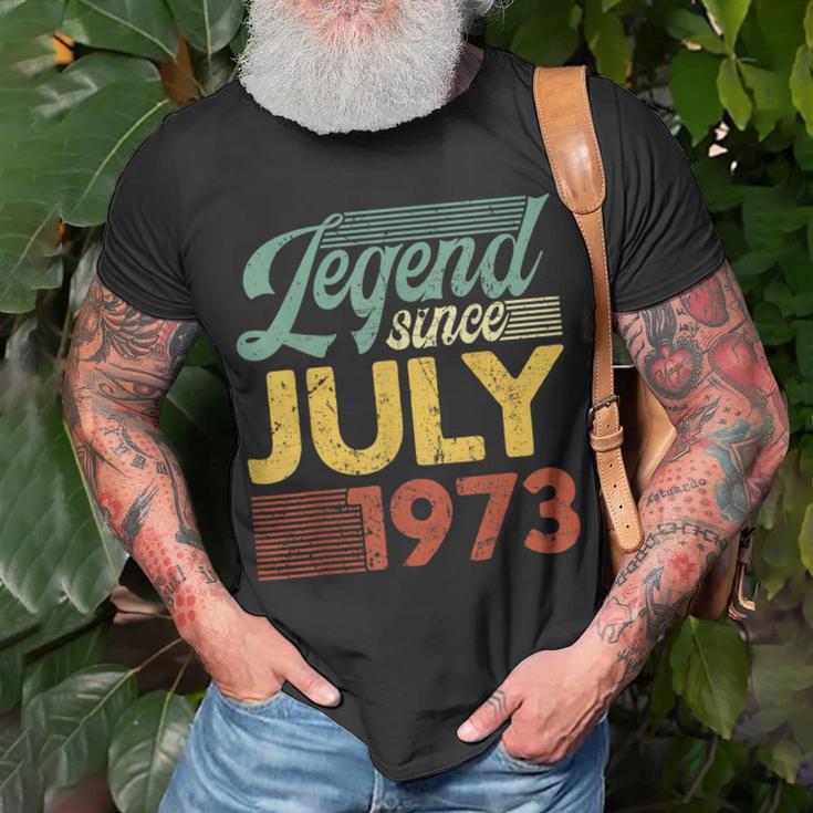 Vintage Legend Seit Juli 1973 Geburtstag T-Shirt Geschenke für alte Männer