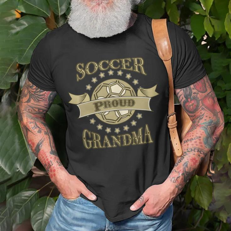 Vintage Proud Soccer Grandma Great For Kids League Games Gift For Womens Unisex T-Shirt Gifts for Old Men