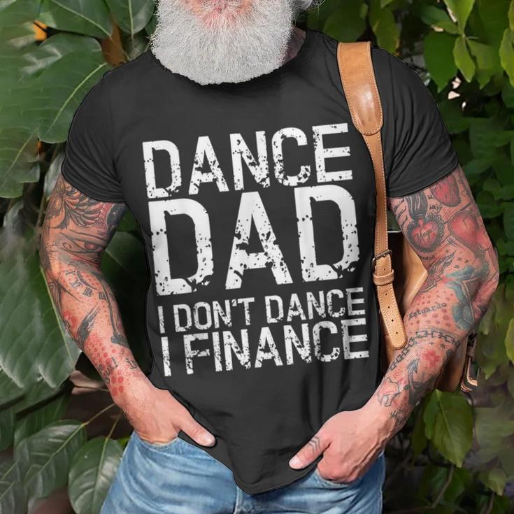 Vintage Retro Dance Dad I Dont Dance I Finance T-Shirt Gifts for Old Men