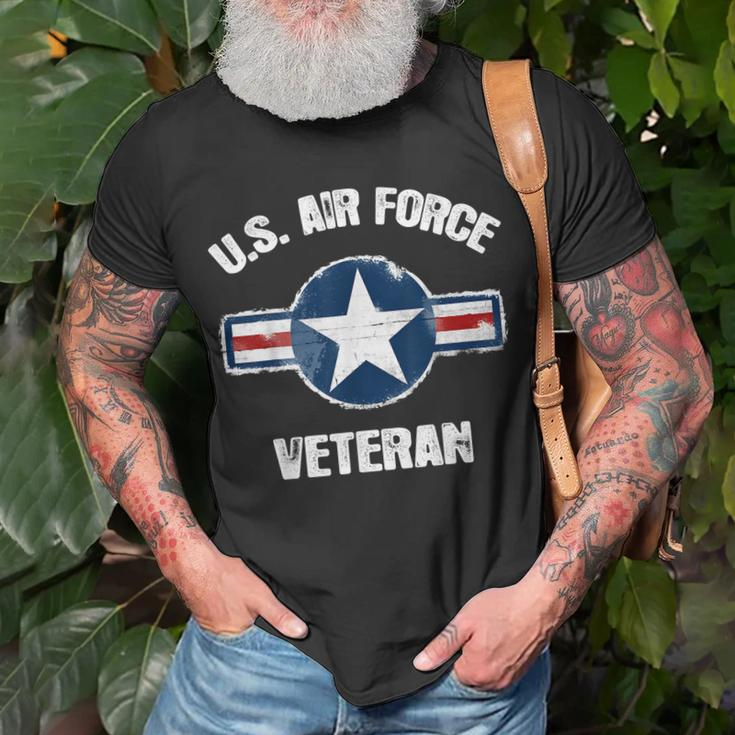 Vintage Us Air Force Veteran Vintage Usaf Veteran T-Shirt Gifts for Old Men