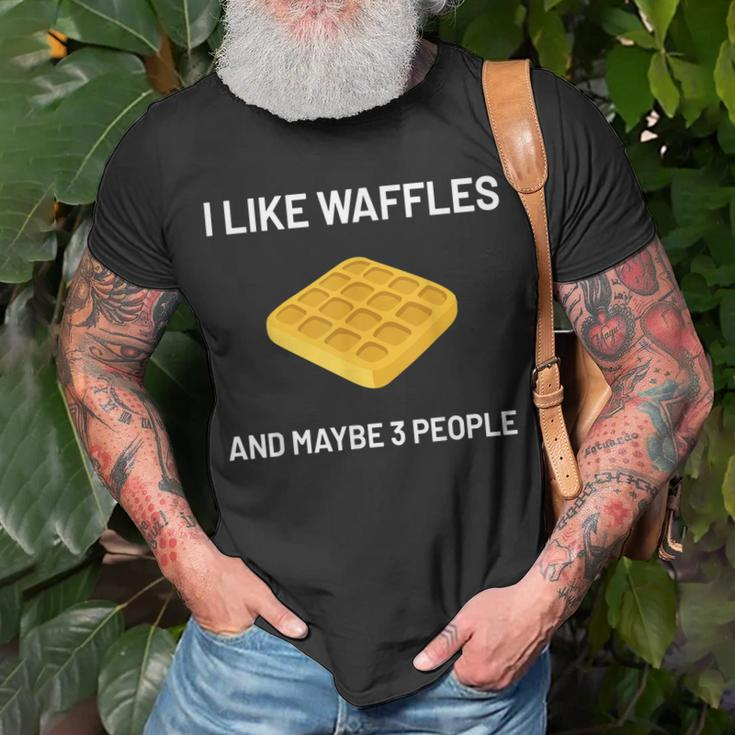 I Like Waffles Belgian Waffles Lover V3 T-shirt Gifts for Old Men
