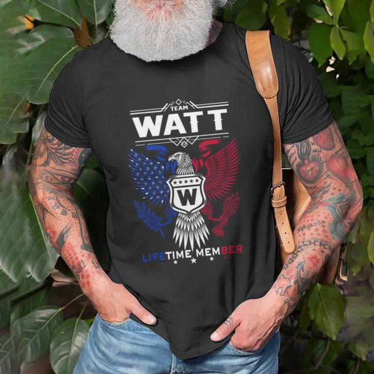 Watt Name - Watt Eagle Lifetime Member Gif Unisex T-Shirt Gifts for Old Men