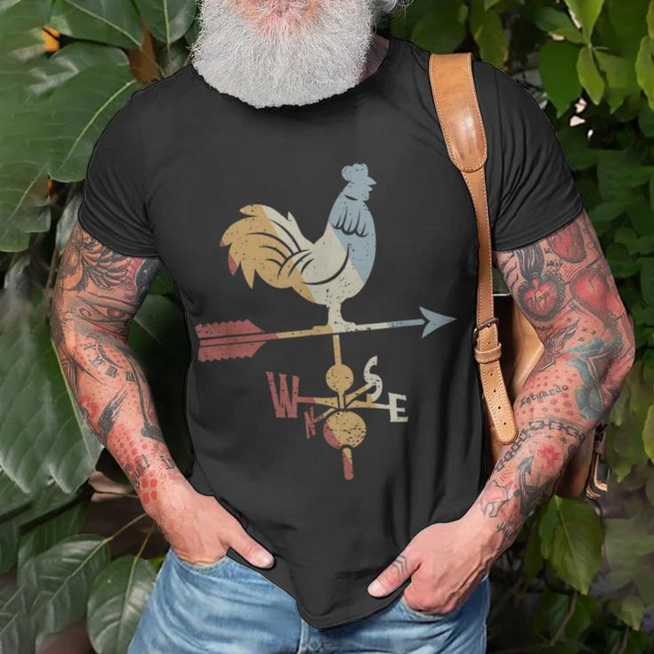 Weather Vane Retro Style Vintage T-shirt Gifts for Old Men