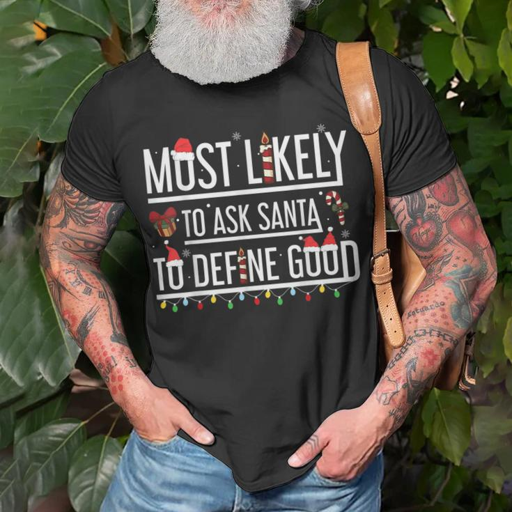 Weihnachtsmann Familienfest T-Shirt | Lustiges Weihnachtsdesign Geschenke für alte Männer