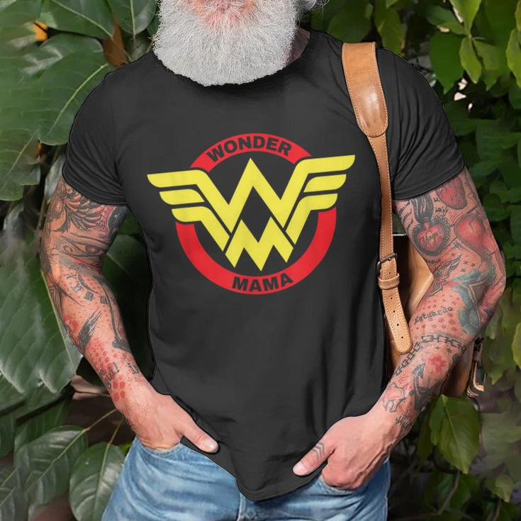 Wonder Mama Für Damen Superhelden-Mama T-Shirt Geschenke für alte Männer