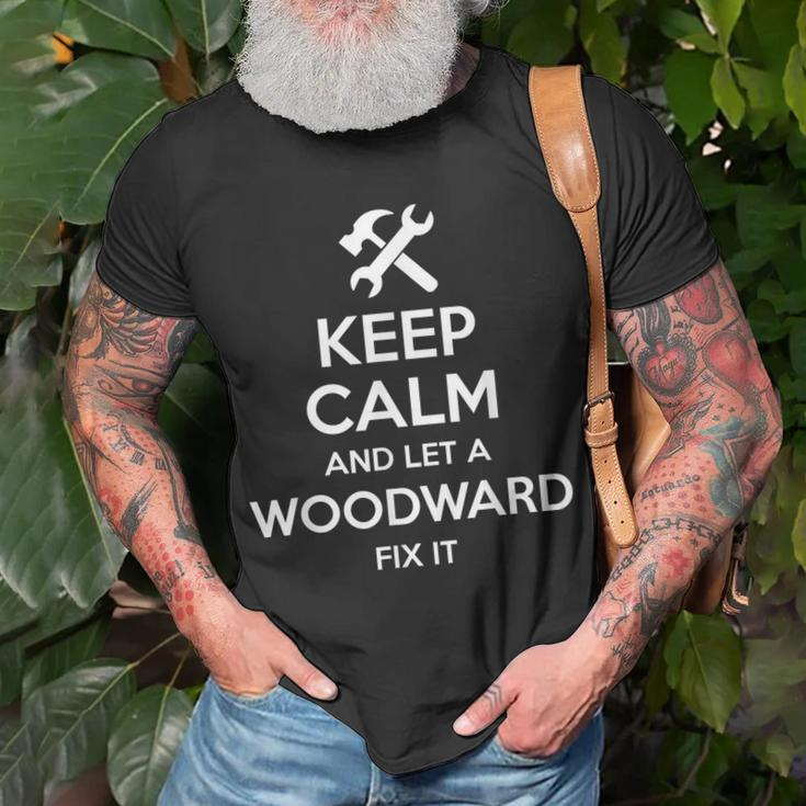 Woodward Funny Surname Birthday Family Tree Reunion Gift Unisex T-Shirt Gifts for Old Men