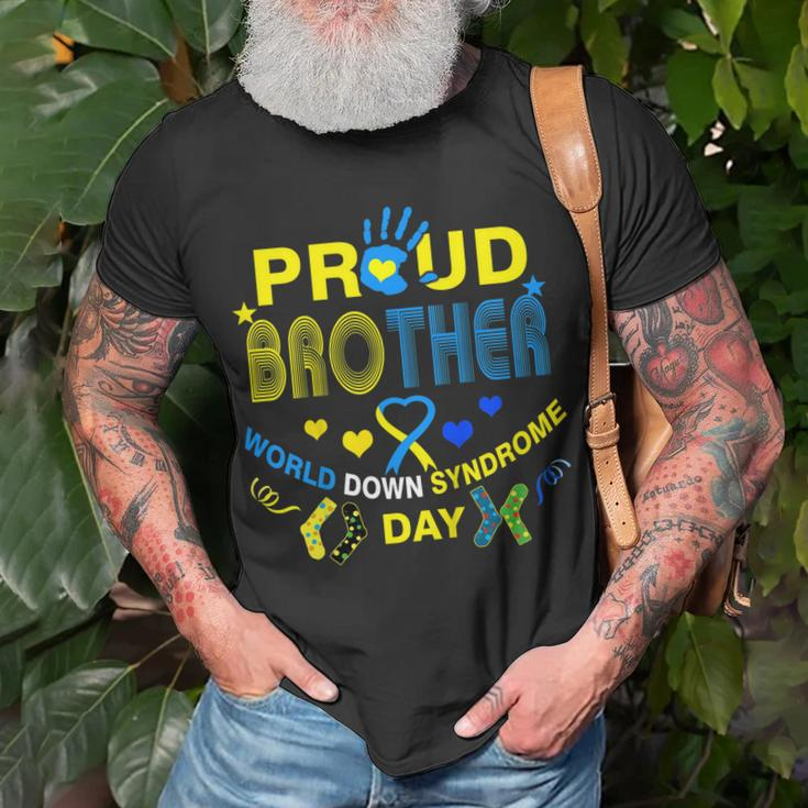 World Down Syndrome Day BrotherShirt - Awareness March 21 Unisex T-Shirt Gifts for Old Men