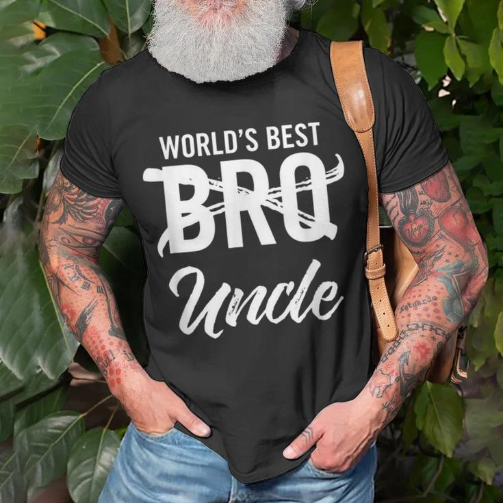 Worlds Best Bro Pregnancy Announcement Brother To Uncle Gift For Mens Unisex T-Shirt Gifts for Old Men