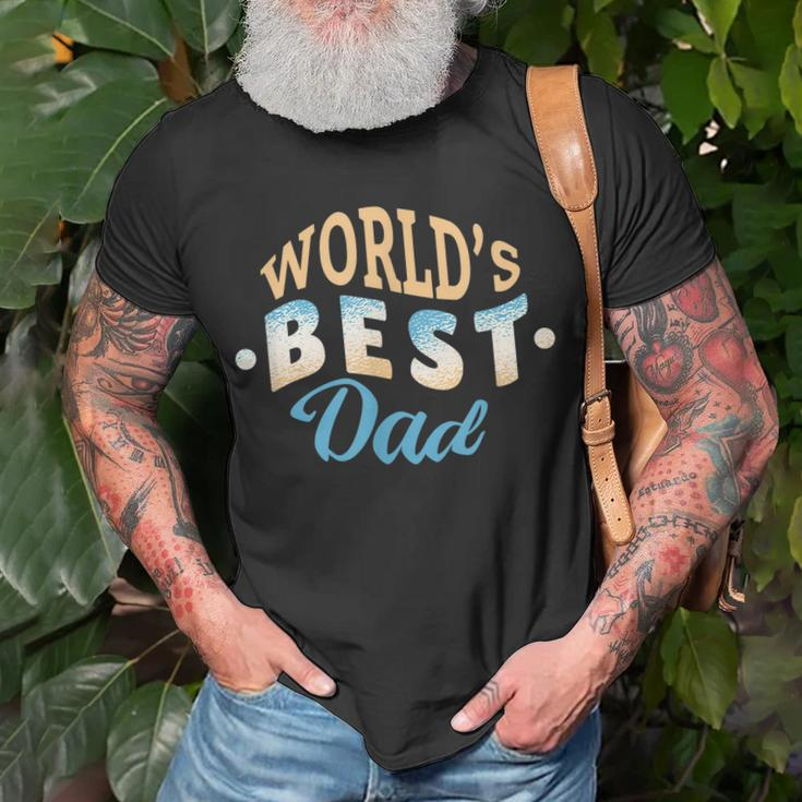 Worlds Best DadFunny Fathers Day Unisex T-Shirt Gifts for Old Men