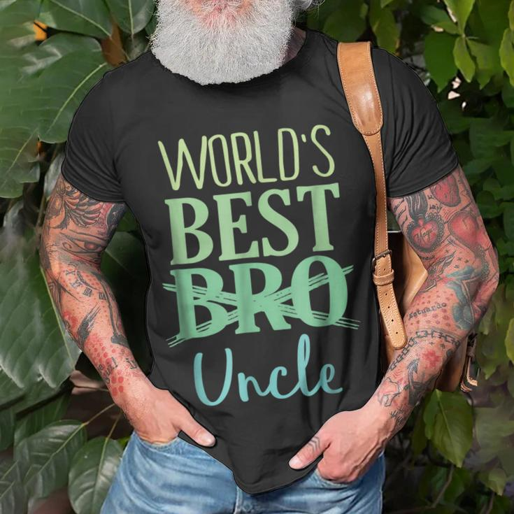 Worlds Best Uncle Pregnancy Announcement Gift For Mens Unisex T-Shirt Gifts for Old Men