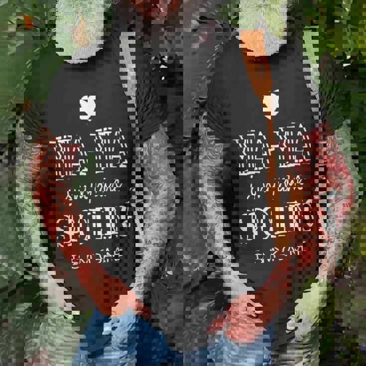 Yiayia Is My Name Yiayia Gifts For Greece Greek Grandma Unisex T-Shirt Gifts for Old Men