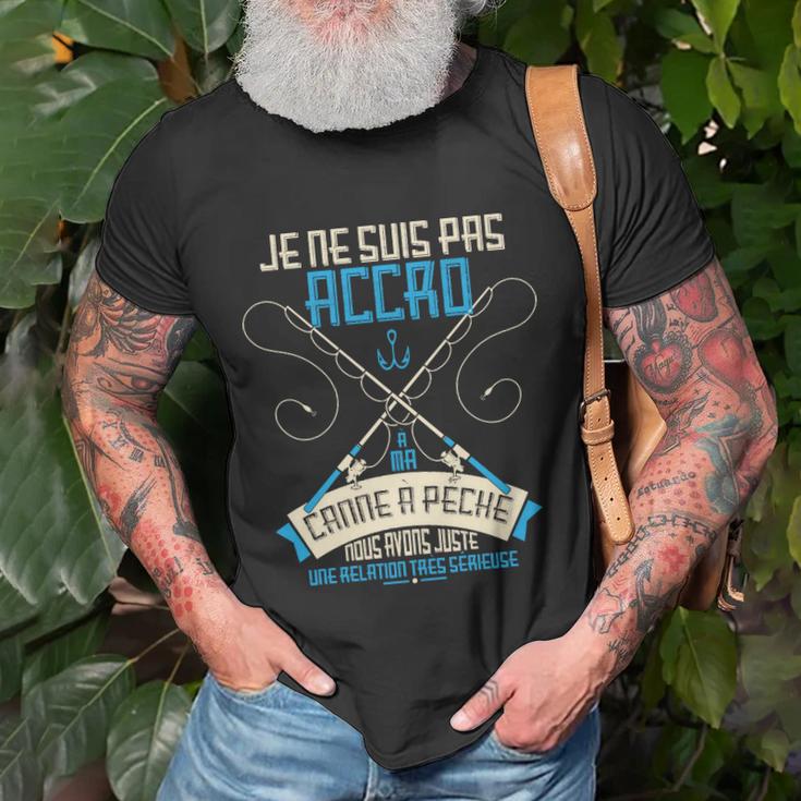 ✪ Je Ne Suis Pas Accro Pêche ✪ T-Shirt Geschenke für alte Männer