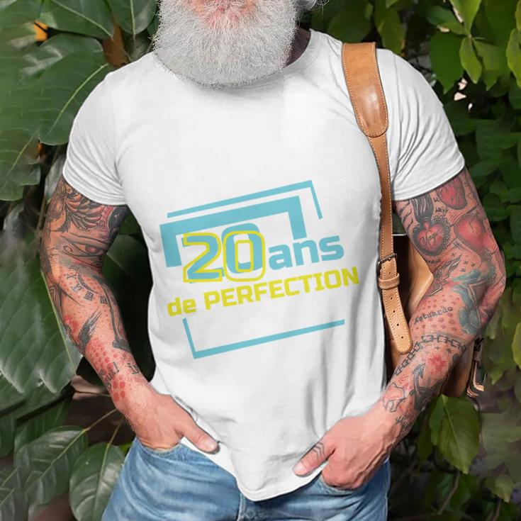 20 Ans De Perfection Anniversaire T-Shirt Geschenke für alte Männer