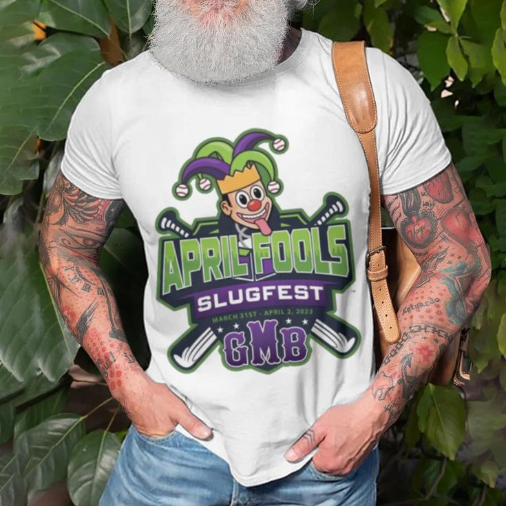 2023 Gmb April Fools’ Slugfest Unisex T-Shirt Gifts for Old Men