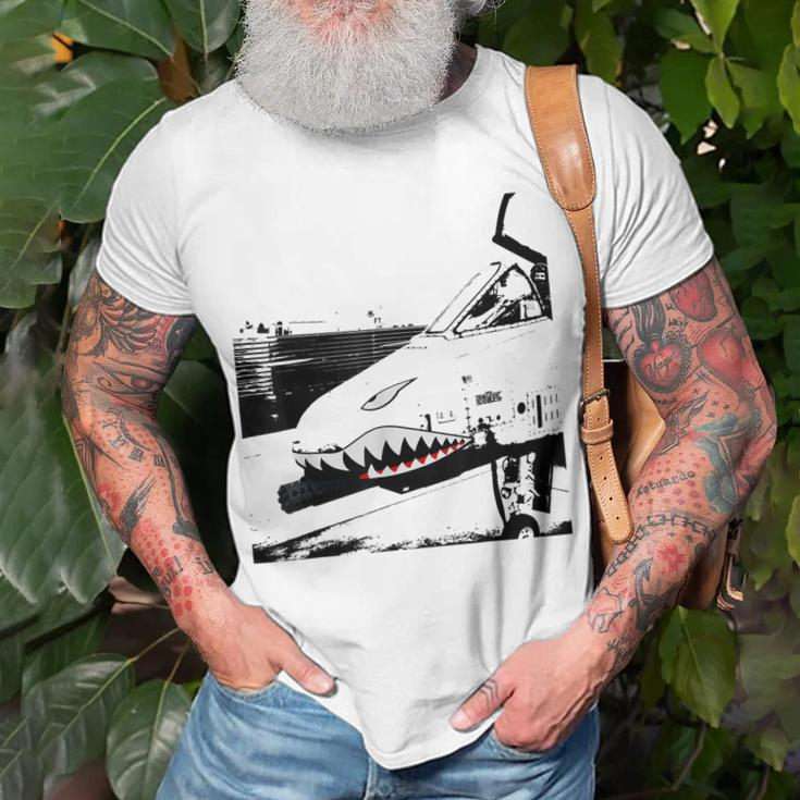 A10 Warthog Usa Fighter Jet Tank Buster A10 Thunderbolt Unisex T-Shirt Gifts for Old Men