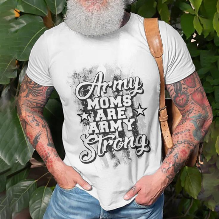 Army Moms Are Army So Strong Red Friday Gift Military Mom Unisex T-Shirt Gifts for Old Men
