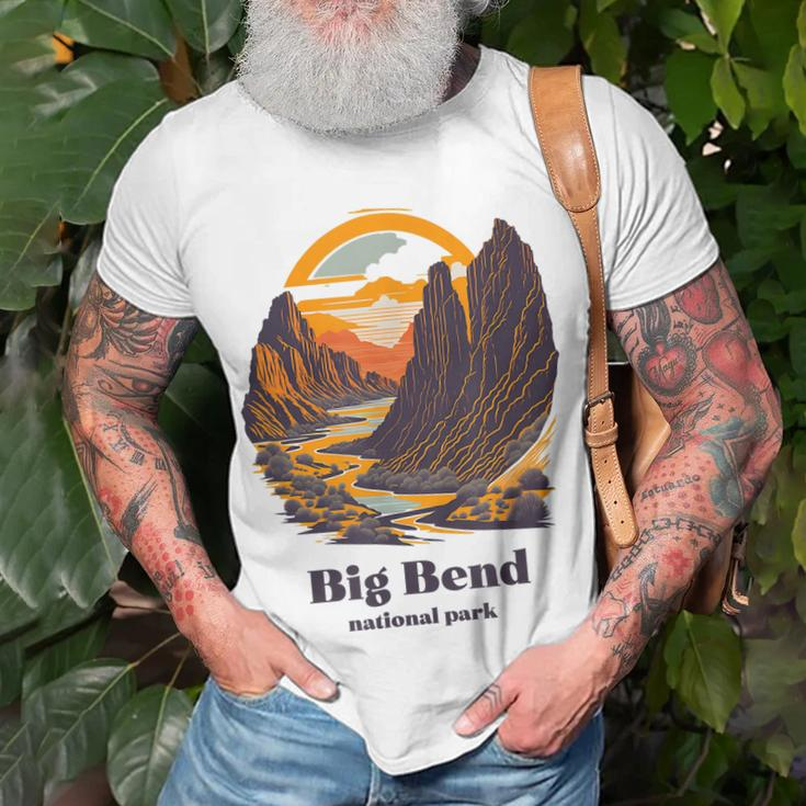 Big Bend National Park Texas Cool Vintage Style Unisex T-Shirt Gifts for Old Men