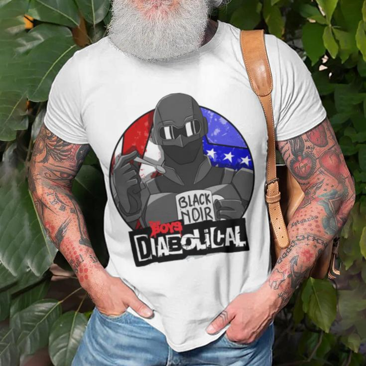Black Noir The Boys Diabolical Unisex T-Shirt Gifts for Old Men