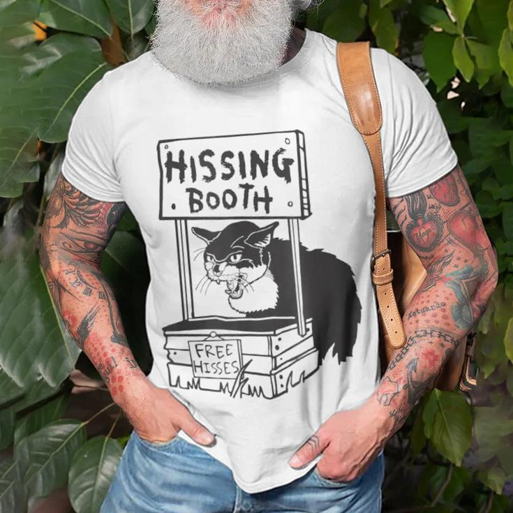 Cat Hissing Booth Free Hisses Unisex T-Shirt Gifts for Old Men