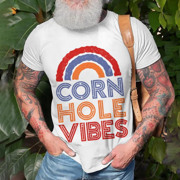 Cornhole Vibes Cornhole For Cornhole Player Unisex T-Shirt Gifts for Old Men