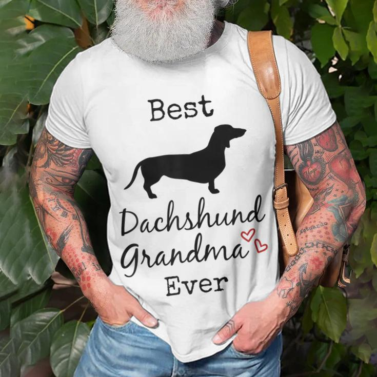 Dachshund Grandmother Gift Dachshund Grandma Best Ever Gift For Womens Unisex T-Shirt Gifts for Old Men