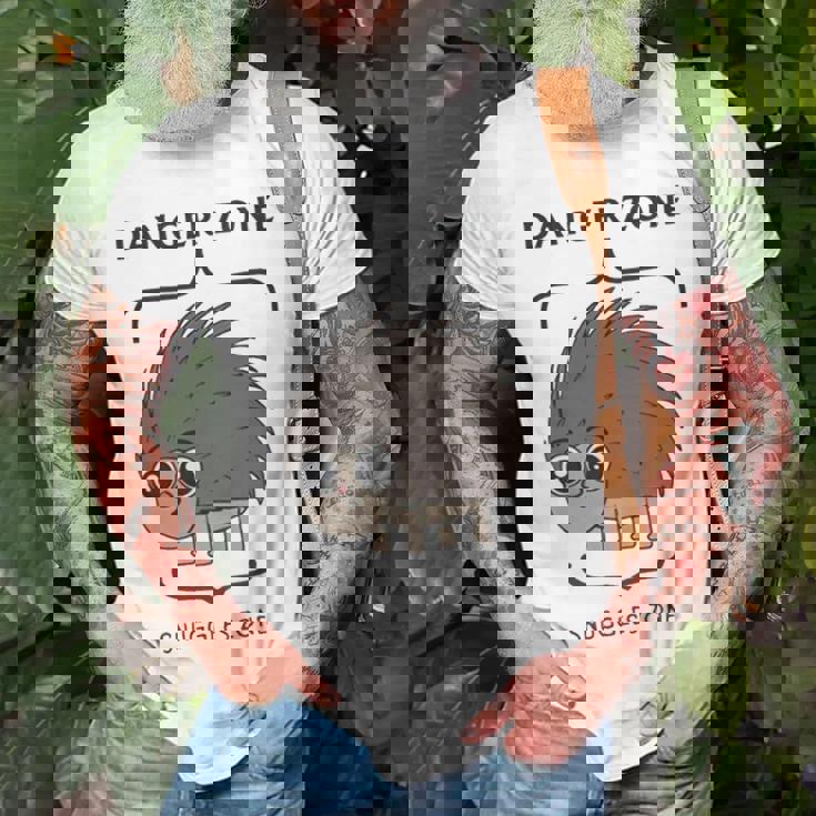 Danger Zone Snuggles Zone Unisex T-Shirt Gifts for Old Men