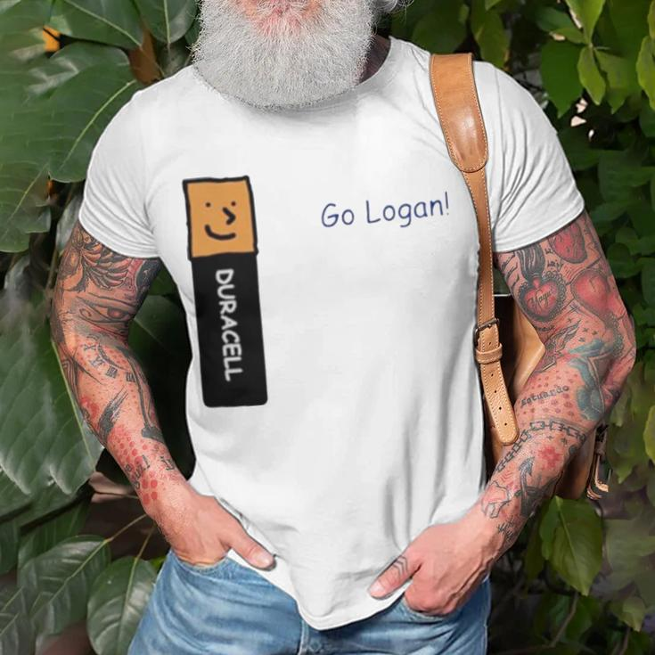 Duracell Go Logan Unisex T-Shirt Gifts for Old Men