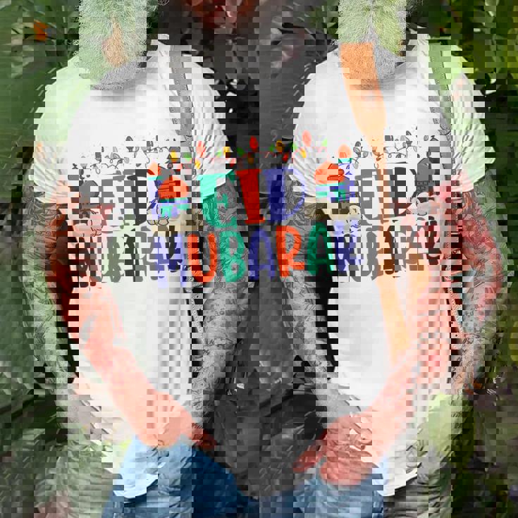 Eid Al Fitr Eid Mobarak For Kids Youth Toddler Unisex T-Shirt Gifts for Old Men