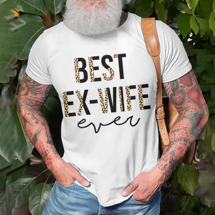 Funny Divorced Best Ex Wife Ever Divorce Party Ex Gift For Womens Unisex T-Shirt Gifts for Old Men