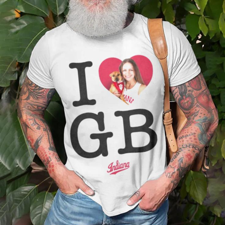 Grace Berger I Love Gb Indiana Unisex T-Shirt Gifts for Old Men