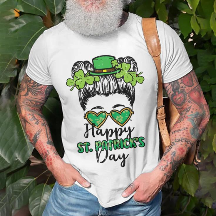 Happy St Patricks Day Bun Saint Paddys Girls Kids Youth N Unisex T-Shirt Gifts for Old Men