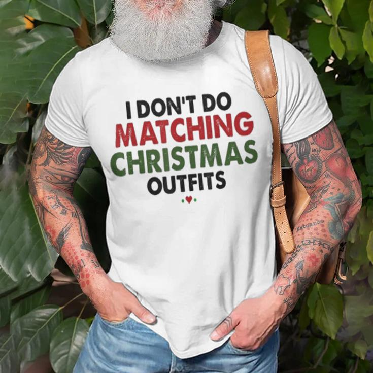 Ich Mache Keine Passenden Weihnachtsoutfits Für Paare Die T-Shirt Geschenke für alte Männer
