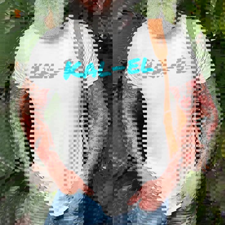 Kal El Typo Design Unisex T-Shirt Gifts for Old Men