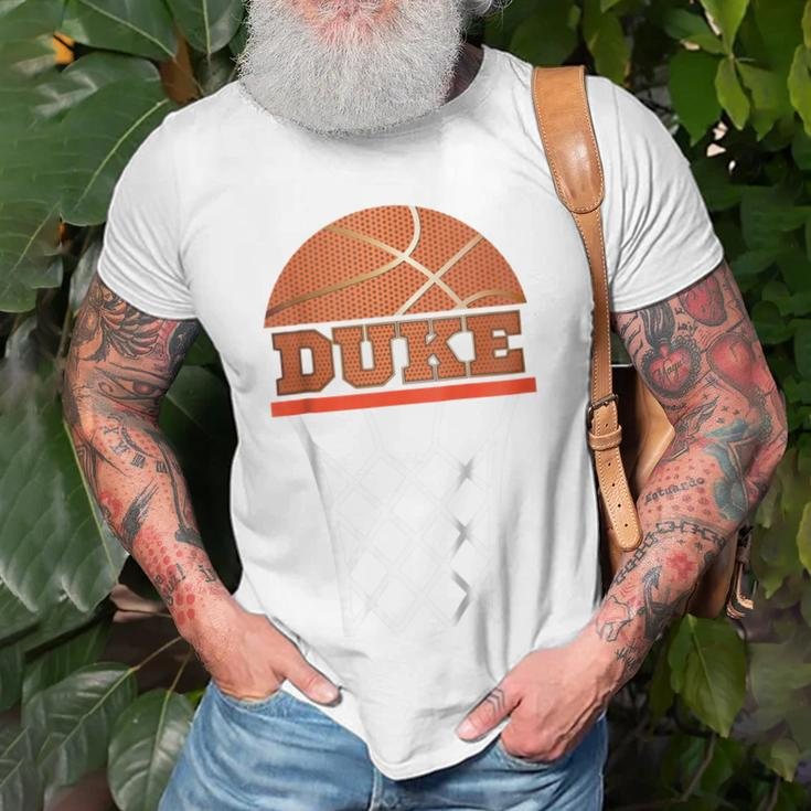 Kids Basketball Apparel | Custom Name Duke Youth GraphicUnisex T-Shirt Gifts for Old Men
