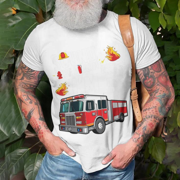 Kids Fire Truck 3Rd Birthday Boy Firefighter 3 Year Old T-Shirt Gifts for Old Men