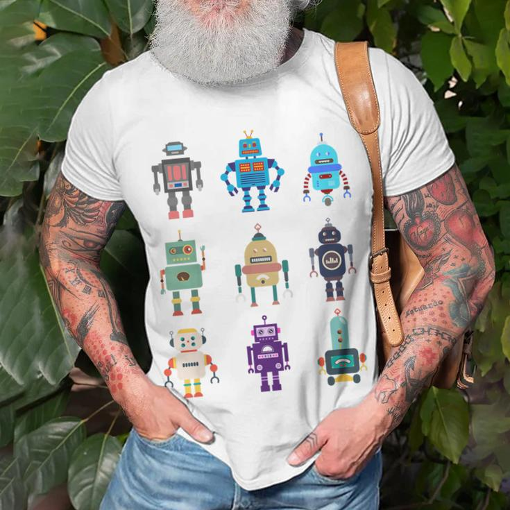 Kids I Love Robot Gift All Ages Robotic Kids Girls Boys Robot Unisex T-Shirt Gifts for Old Men