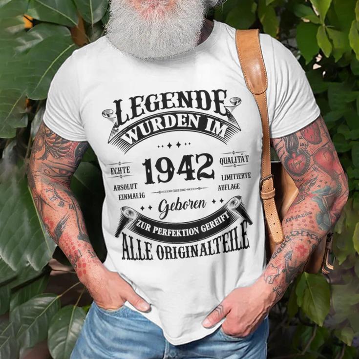 Legenden Wurden Im 1942 Geboren 81 Geburtstag 81 Jahre T-Shirt Geschenke für alte Männer