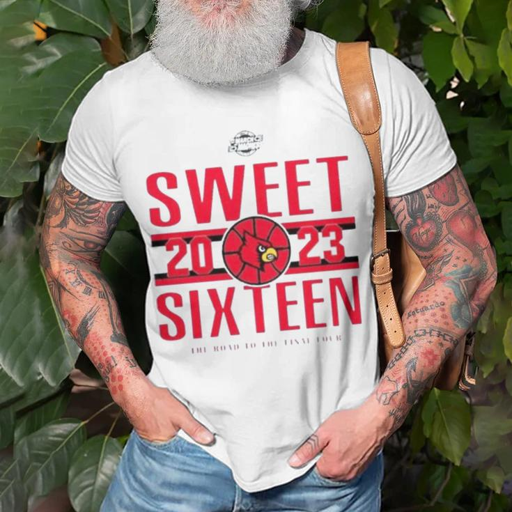 Louisville Women’S Basketball 2023 Sweet Sixteen The Road To The Final Four Unisex T-Shirt Gifts for Old Men