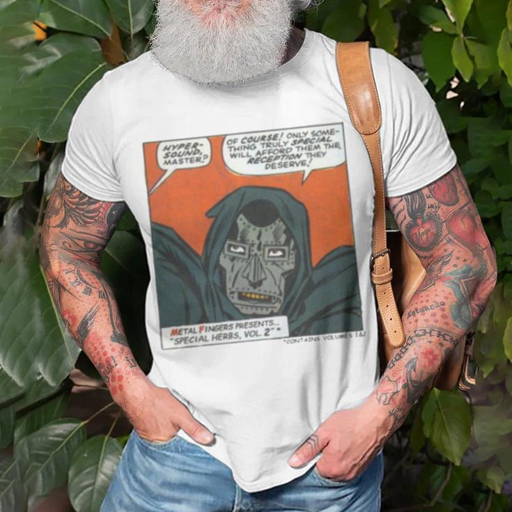 Mf Doom Metal Fingerz Quasimoto Unisex T-Shirt Gifts for Old Men