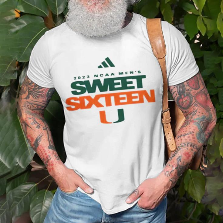 Miami Men’S Basketball 2023 Sweet 16Unisex T-Shirt Gifts for Old Men