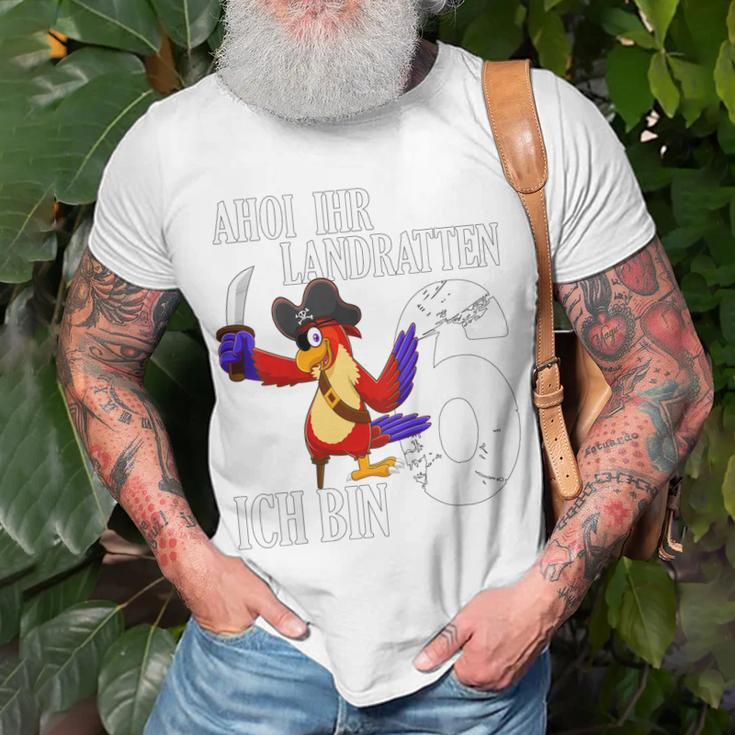 Optimized Piraten Geburtstag T-Shirt für 6-jährige Kinder, Lustiges Party-Outfit Geschenke für alte Männer