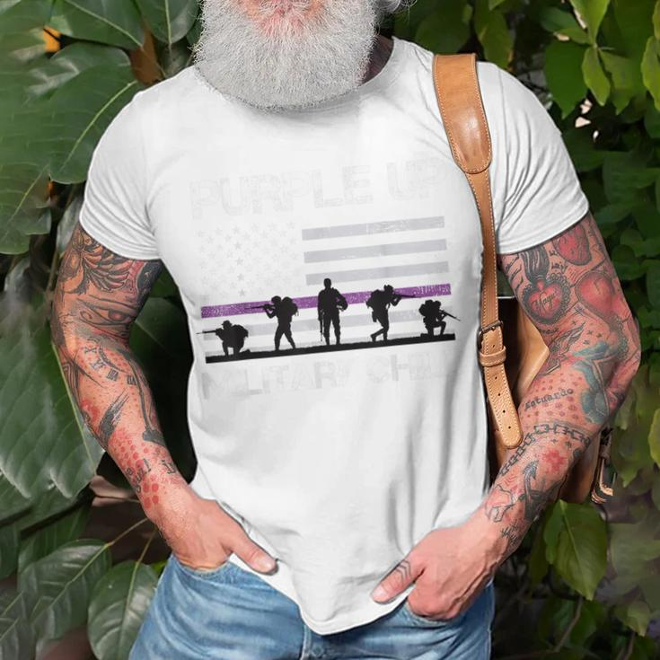 Purple Up Military Child Purple Up Military Child Unisex T-Shirt Gifts for Old Men