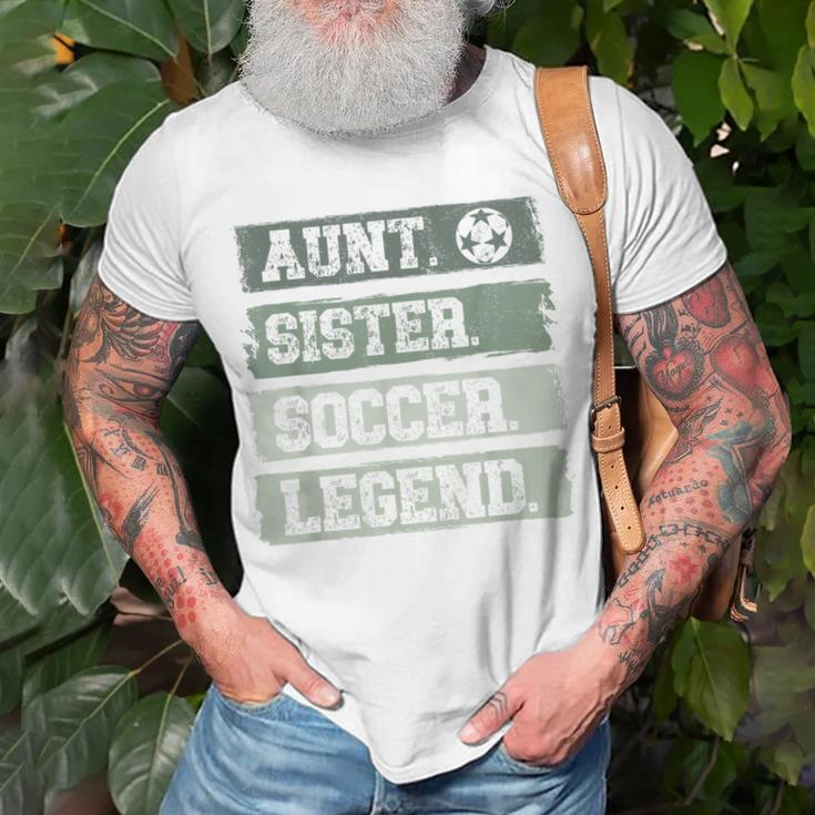 Tante Schwester Fußballlegende Used-Legende Grunge F T-Shirt Geschenke für alte Männer