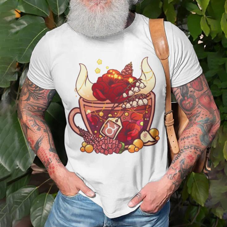 Taurus Zodiac Teacup Unisex T-Shirt Gifts for Old Men